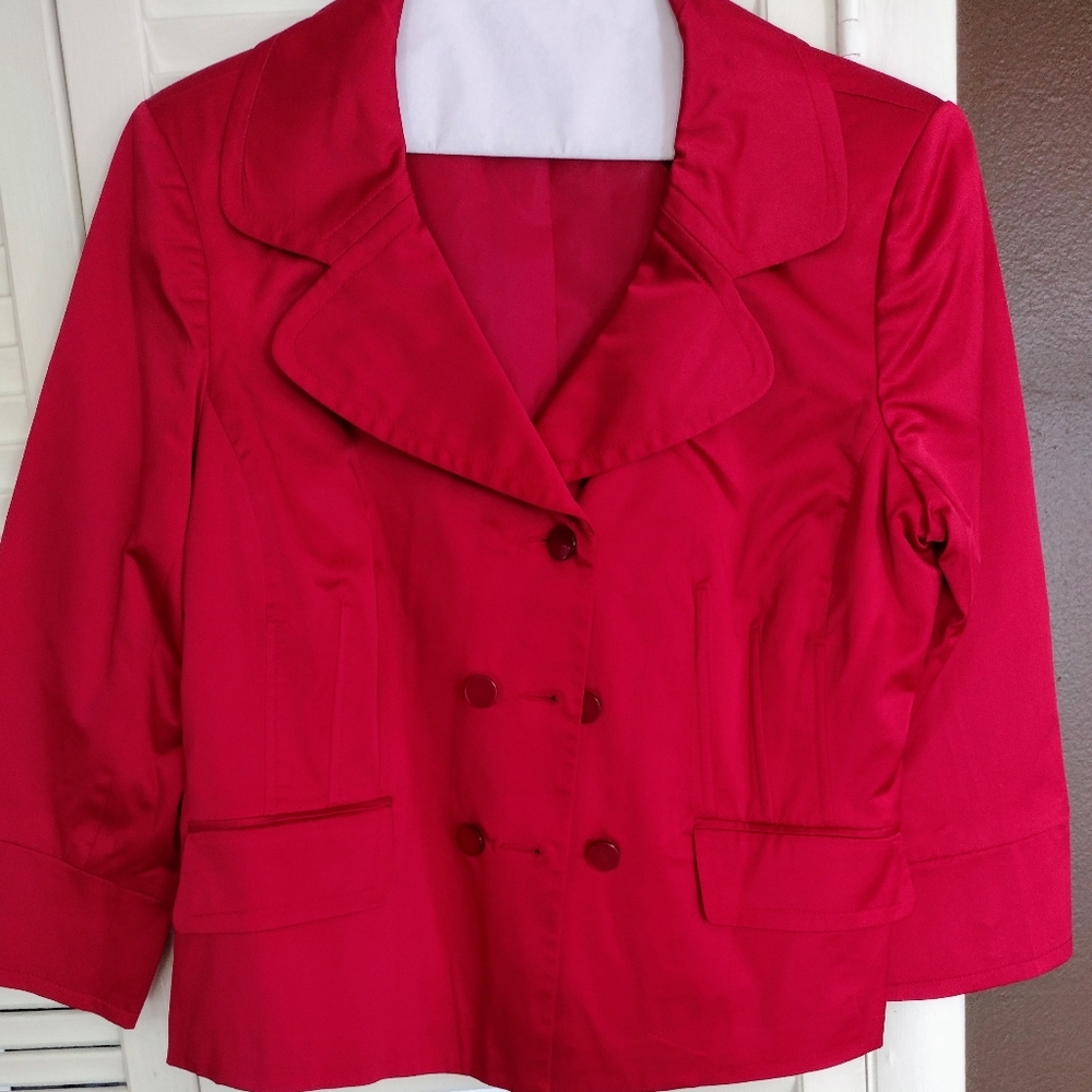 Red Blazer, sz 16